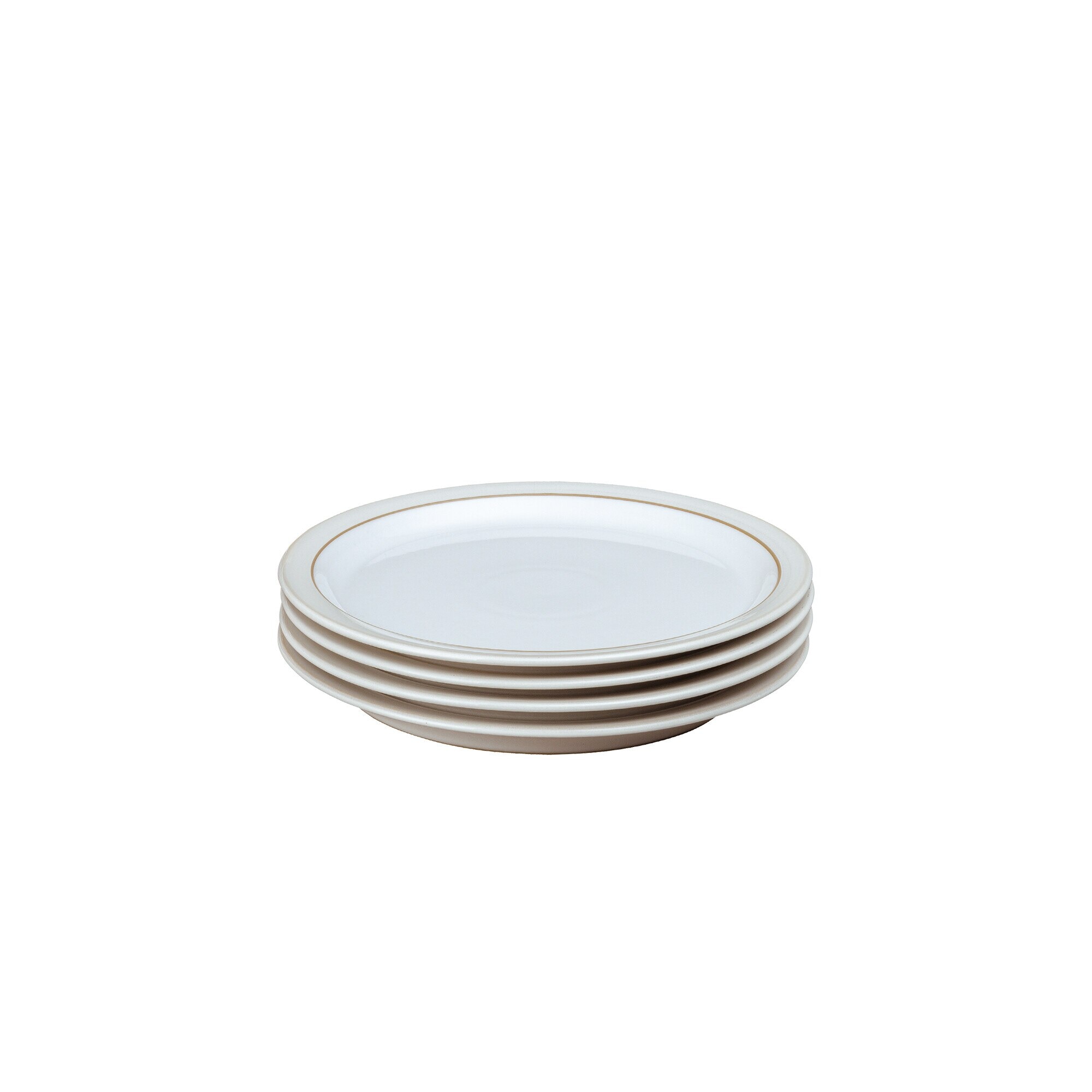 Product photograph of Natural Canvas Set Of 4 Small Plates from Denby Retail Ltd